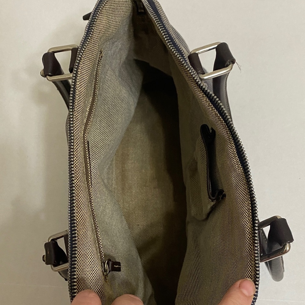 Dooney & Bourke Gray and Brown Shoulder Bag - Picture 6 of 11